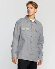 Austin Garage Long Sleeve Shirt - Stone Blue