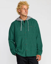 Baja Long Sleeve Flannel Shirt - Sage Green