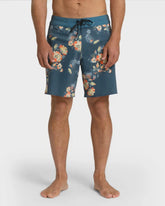 Good Times Pro 18" Boardshorts - Dark Denim Multi - Dark Denim