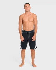 Dbah Bio Wave Pro 21" Boardshorts - Black/White - Black/White
