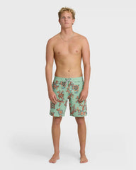 Sundays Lo Tide 18" Boardshorts - Granite Green Multi - Granite Green