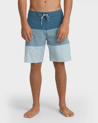 Tribong Lo Tide 19" Boardshorts - Blue Fog Multi - Blue Fog