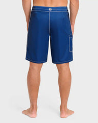 Piped Pro 19" Boardshorts - Dark Denim - Dark Denim