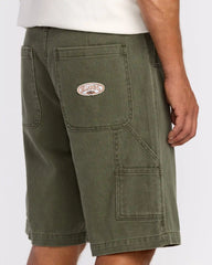 Bad Dog 21" Workwear Shorts - Dark Military