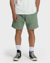 Larry Layback 19" Cord Shorts - Moss