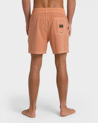 Every Other Day Wave Washed Layback 16" Trunks - Cantaloupe