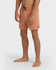 Every Other Day Wave Washed Layback 16" Trunks - Cantaloupe