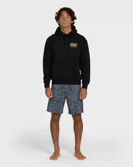 Haleiwa Rising Sun Pullover Hoodie - Black
