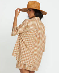 Beach Side Short Sleeve Shirt - Doeskin