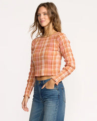 Check Me Out Long Sleeve Shirt - Sunburnt