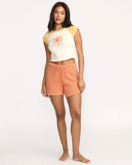 Gia Sweater Shorts - Sunset