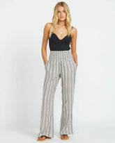 New Waves 2 Elastic Waist Pants - Black Pebble
