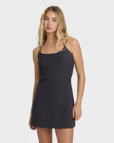 Midnight Wave Mini Dress - Black Sands