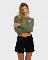 Shifter Denim Shorts - Black