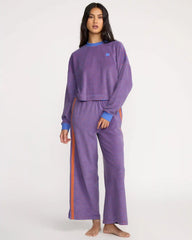 A/Div Waves For Days Terry Crewneck Sweatshirt - Iris