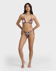 Sol Playa Remi Triangle Bikini Top - Red Dahlia