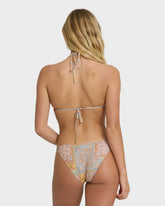 Take It Back Tropic Medium Bikini Bottom - Twilight Blue