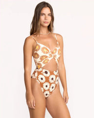 Fresh Daze Mika One-Piece Swimsuit - Sunburnt