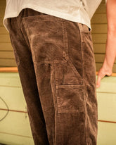 Larry Cord Garage Pants - Chocolate