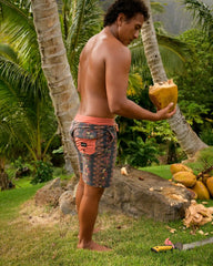 Sundays Lo Tide 18" Boardshorts - Black Multi - Black
