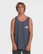 Walled Premium Tank Top - Graystone