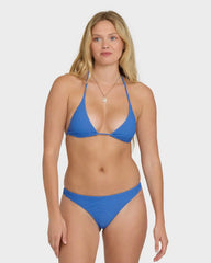 Tanlines Multi Triangle Bikini Top - True Blue