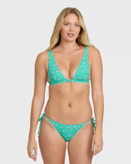 Ship Wrecked Tie-Side Tropic Bikini Bottoms - Green Tropics