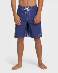 Piped Pro 21" Boardshorts - Purple Velvet