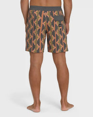 Good Times Lo Tide 17" Boardshorts - Rust