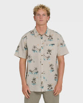 Sundays Short Sleeve Woven Shirt - Fog