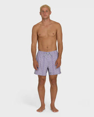 Lineup Laybacks 16" Trunks - Purple Ash