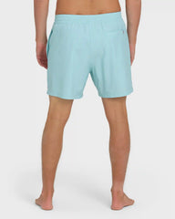 Lineup Solid Layback 16" Trunks - Dusty Blue