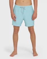 Lineup Solid Layback 16" Trunks - Dusty Blue
