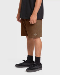 De La Cruz Cord 18" Amphibian Hybrid Shorts - Sepia