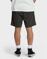 Larry Layback 17" Corduroy Shorts - Dark Gray