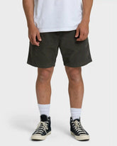 Larry Layback 17" Corduroy Shorts - Dark Gray