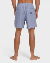 Every Other Day Wave Washed Layback 16" Trunks - Blue Horizon