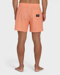 Every Other Day Wave Washed Layback 16" Trunks - Cantaloupe