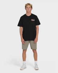 Off Duty Premium Short Sleeve Knit T-Shirt - Black