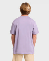 Rotor Diamond Premium Short Sleeve Knit Graphic T-Shirt - Purple Ash