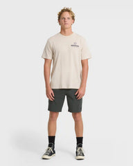 Single Fin Premium Short Sleeve T-Shirt - Oatmeal