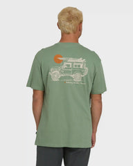 Making Tracks Premium Short Sleeve Knit T-Shirt - Hedge Green