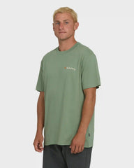 Making Tracks Premium Short Sleeve Knit T-Shirt - Hedge Green