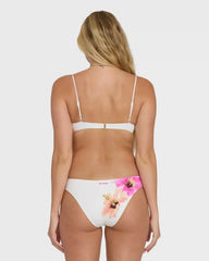 Sunny Shore Jaclyn Crop Bralette Bikini Top - Salt Crystal