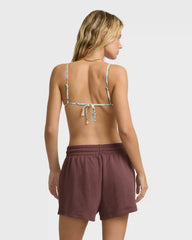 Light In View Fleece Shorts - Espresso