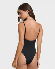 Sol Searcher Isla One Piece Swimsuit - Black Pebble