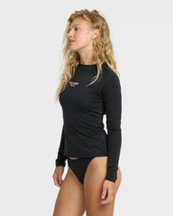 Sol Searcher 50 UPF Long Sleeve Rashguard - Black Pebble