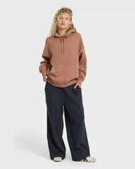 All Stacked Pullover Hoodie - Sugar Almond