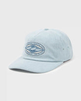 Heritage 5-Panel Strapback Hat - Dusty Blue