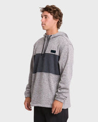 Adventure Division Boundary Pullover Quarter Zip Hoodie - Alloy